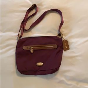 Purple Coach Purse